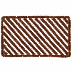 Esschert Design LH302, Paillasson grattoir, Intérieur &amp; extérieur, Rectangulaire, Marron, Monochromatique, Coco