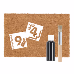 Esschert Design RB257, Tapis de sol, Intérieur &amp; extérieur, Rectangle, Marron, Motif, Coco