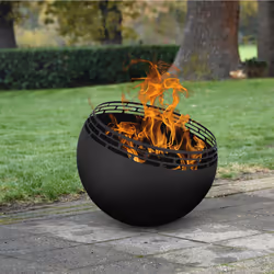 Esschert Design FF501 cheminée Extérieure Cheminée portable Bois de chauffage Noir