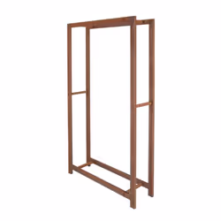 Envie de ramener une touche conviviale à votre jardin ? C'est possible avec ce r ange bûches extérieur effet rouille ! Le ran ...