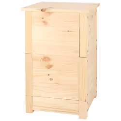 Description générale Le lombricomposteur en bois naturel est un outil idéal pour transformer vos déchets organiques en compos ...