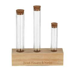 Esschert Design FH021 bouteille et carafe décorative Transparent, Bois Verre 12 pièce(s)