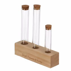 Esschert Design FH021 bouteille et carafe décorative Transparent, Bois Verre 12 pièce(s)