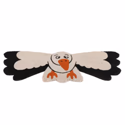 Esschert Design RB285 paillasson Paillasson décoratif Intérieur & extérieur Stork shaped Noir, Orange, Blanc