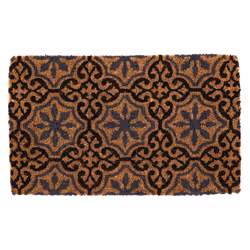 Esschert Design RB287, Paillasson supérieur, Intérieur &amp; extérieur, Rectangulaire, Noir, Bleu, Marron, Motif, Coco