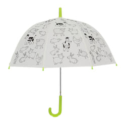 Esschert Design KG280 parapluie pour enfants Noir, Vert, Transparent