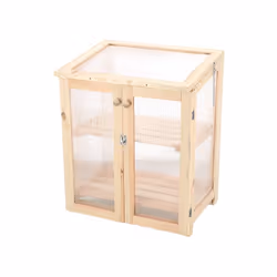 Cette Serre de terrasse Polycarbonate en Bois 85cm accueillera avec plaisir toutes vos plantes et semis. Le toit de la serre  ...