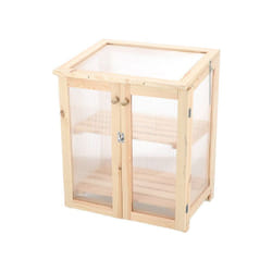 Esschert Design - Serre de terrasse Polycarbonate en Bois 85cm