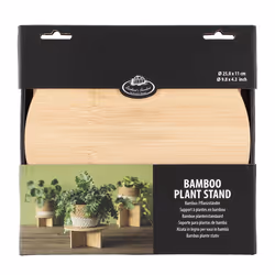 Esschert Design Porte plantes en bambou M, Support de pots, Bambou, Bambou, Intérieure, 250 mm, 250 mm