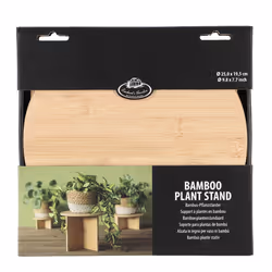 Esschert Design Porte plantes en bambou M, Support de pots, Bambou, Bambou, Intérieure, 250 mm, 250 mm