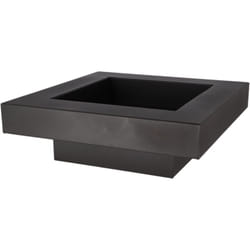 Esschert Design - Brasero carré en acier - Noir - l 57,7 x p 57,7 x h 19,2 cm - Livraison gratuite