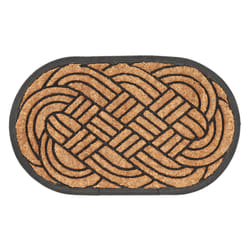 Esschert Design RB294 paillasson Paillasson caoutchouc Intérieur & extérieur Ovale Marron