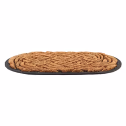 Esschert Design RB294 paillasson Paillasson caoutchouc Intérieur & extérieur Ovale Marron