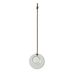 Esschert Design AGG112 vase Vase rond Verre, Jute Marron, Transparent
