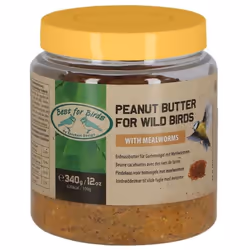 Un Régal Nutritif et Sans Sel pour Attirer une Multitude d'Oiseaux Le beurre de cacahuète est un véritable festin pour les oi ...