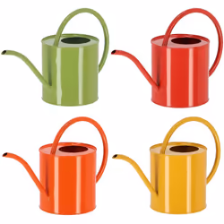 Arrosoir métal tons naturels assortis 30,5x12,4x19,3cm Montant du contenu: 8 pièce par Pack Hauteur 19.3 cm Mélange de matéri ...