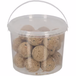 Offrez à vos amis à plumes une gâterie délicieuse et nutritive avec nos boules de graisse sans filet, disponibles en seau pra ...