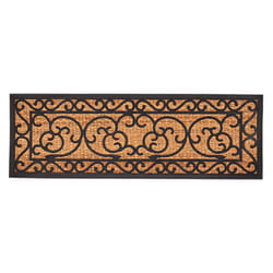 Esschert Design RB300 paillasson Paillasson décoratif Intérieur & extérieur Rectangulaire Noir, Marron