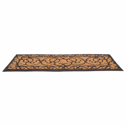 Esschert Design RB300 paillasson Paillasson décoratif Intérieur & extérieur Rectangulaire Noir, Marron