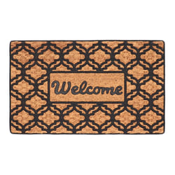 Esschert Design RB301 paillasson Paillasson décoratif Intérieur & extérieur Rectangulaire Noir, Marron
