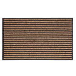 Esschert Design RB302 paillasson Paillasson décoratif Intérieur & extérieur Rectangulaire Noir, Marron