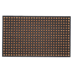 Esschert Design RB303 paillasson Paillasson décoratif Intérieur & extérieur Rectangulaire Noir, Marron