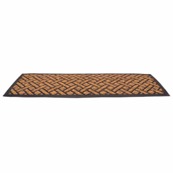 Esschert Design RB312 paillasson Paillasson décoratif Intérieur & extérieur Rectangulaire Noir, Marron