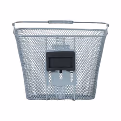 Basil Bremen KF Devant Panier de vélo 14 L Plastique, Acier Argent