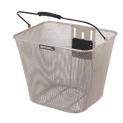 Panier vélo avant avec plaque acier Basil Bilbao Klickfix
