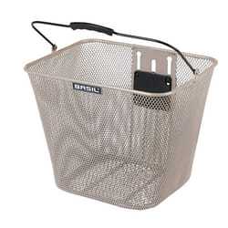 Panier vélo avant avec plaque acier Basil Bilbao Klickfix