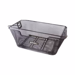 Basil Capri Flex, Arrière, Panier de vélo, Acier, Noir, 5 kg, 420 mm