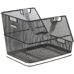 Basil Class Arrière Panier de vélo Rotin, Acier Noir