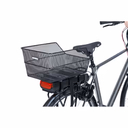 Basil Cento WSL Arrière Panier de vélo Acier Noir