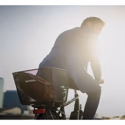 Basil Icon S Arrière Panier de vélo 15 L Acier Noir