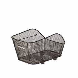 Basil Icon M, Arrière, Panier de vélo, Acier, Noir, 26 L, 400 mm