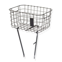 Basil Robin Devant Panier de vélo 27 L Acier Noir
