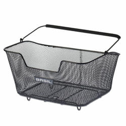 Basil Base M Arrière Panier de vélo 14 L Acier Noir
