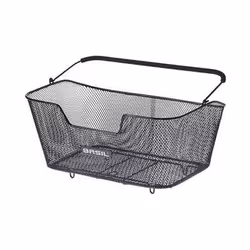 Basil Base L, Arrière, Panier de vélo, Acier, Noir, 5 kg, 480 mm