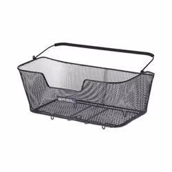 Basil Base XL, Arrière, Panier de vélo, Acier, Noir, 5 kg, 520 mm