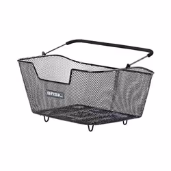 Basil Base M Multi System, Arrière, Panier de vélo, Acier, Noir, 5 kg, 430 mm