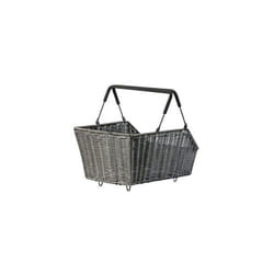 Basil Cento Rattan Look MIK Arrière Panier de vélo Rotin Marron