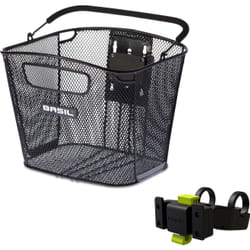 Panier vélo avant acier nid abeille vendu avec fixation klickfix spécial vae - e-bike Basil Bold