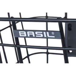 Basil Bremen Alu KF Devant Panier de vélo Aluminium Noir - Vue supplémentaire 4