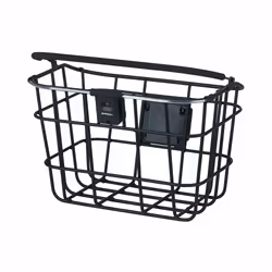 Basil Bremen, Devant, Panier de vélo, Aluminium, Noir, 5 kg, 380 mm