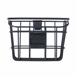 Basil Bremen Devant Panier de vélo Aluminium Noir