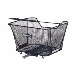 Basil Lesto MIK, Arrière, Panier de vélo, Acier, Noir, 5 kg, 320 mm