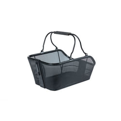 Basil Cento Tech Fiber Nordlicht MIK Arrière Panier de vélo 21 L Aluminium Noir