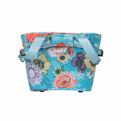 Basil Bloom Field Carry Devant Panier de vélo 15 L Aluminium, Polyester Bleu