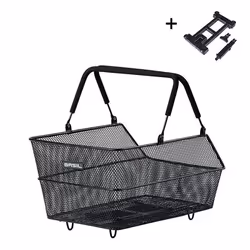 Panier vélo arrière avec plaque acier Basil Cento Mik