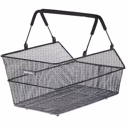 Panier arrière - BASIL - Cento Multi-System - Acier maille fine - Compatible MIK/Racktime/i-Rack - Noir